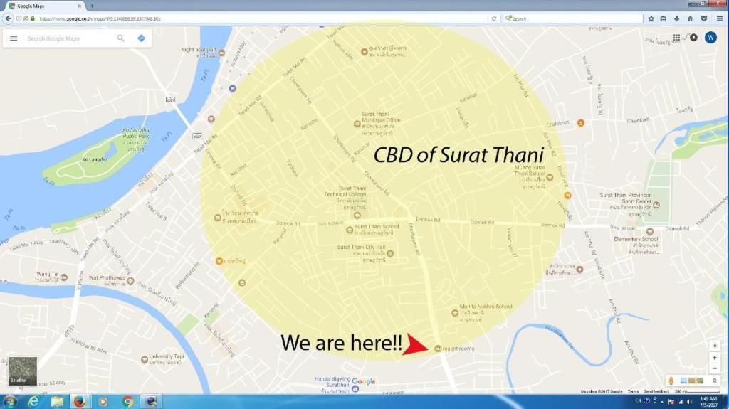 Regent Room Hotel สุราษฎร์ธานี ภายนอก รูปภาพ